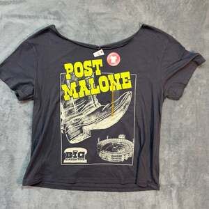 Post Malone The Big Stadium Tour Graphic T-Shirt Size S Black oversized